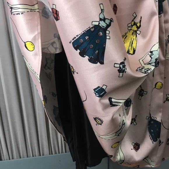 Smak Parlour Fun Retro Print Dress with Pockets - Picture 6 of 9